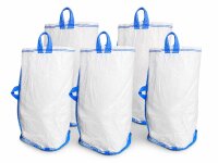 5 Stück Gartensack 50x85 cm oben offen