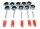Rohrschellen-Sets 2-teilig mit Universaldï¿½bel und Stockschrauben zu jeweils 10 Stï¿½ck