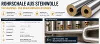 Rohrschalen alukaschiert aus Steinwolle voller Karton