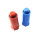 Baustopfen Kunststoff 1/2" blau oder rot Paket a 5 Stück