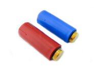 Baustopfen Kunststoff 1/2"  Messing blau oder rot...