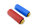 Baustopfen Kunststoff 1/2"  Messing blau oder rot Paket a 5 Stück
