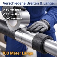 Rein-Aluminium-Klebeband 100 m auf Rolle