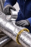 Rein-Aluminium-Klebeband 100 m auf Rolle