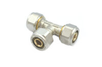Schraubfitting T-Stück für Mehrschichtverbundrohr