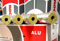 Rockwool RS800 Rohrschalen alukaschiert Steinwolle Rohrisolierung 1 m Stange