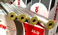 Rockwool RS800 Rohrschalen alukaschiert Steinwolle Rohrisolierung 1 m Stange