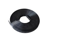 Lochband kunststoffummantelt 19 mm 10 m/Rolle schwarz