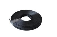Lochband kunststoffummantelt 19 mm 10 m/Rolle schwarz
