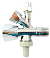 Kombi Eckventil 1/2" mit Rückflussverhinderer