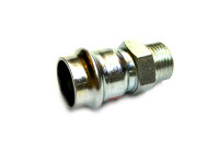 C-Stahl Pressfitting Übergangsnippel AG