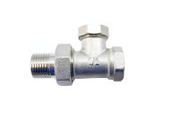 Radiatorverschraubung 1/2" Durchgang absperrbar...