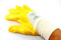 Nitrilhandschuhe gelb  XL/ 10 12 Paar
