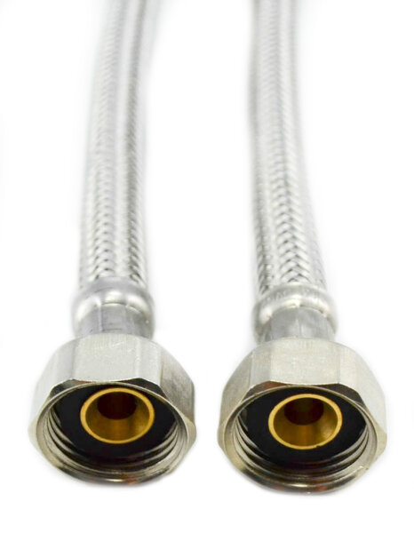 Flexschläuche mit Edelstahlumflechtung  IG 1/2" x IG 1/2"  500 mm
