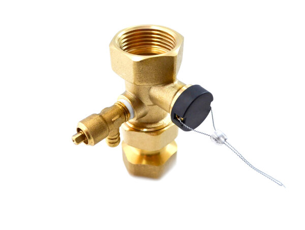 Afriso Kappenventil G 1" x G 1" Messing