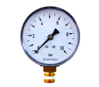 Manometer 0-10 bar G 1/4" senkrecht