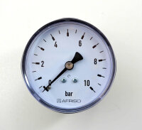 Manometer 0-10 bar G 1/4" hinten
