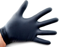 Einweghandschuhe Nitril schwarz Box a 100 Stück Gr. M