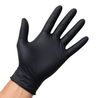 10 Boxen a 100 Stück Einweghandschuhe Nitril schwarz Box Gr. S-XL