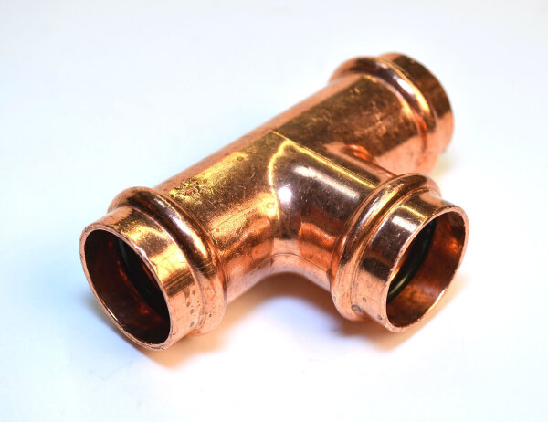 Kupfer Pressfitting T-Stück 42 mm