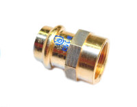 Rotguß Pressfitting Übergangsmuffe mit...