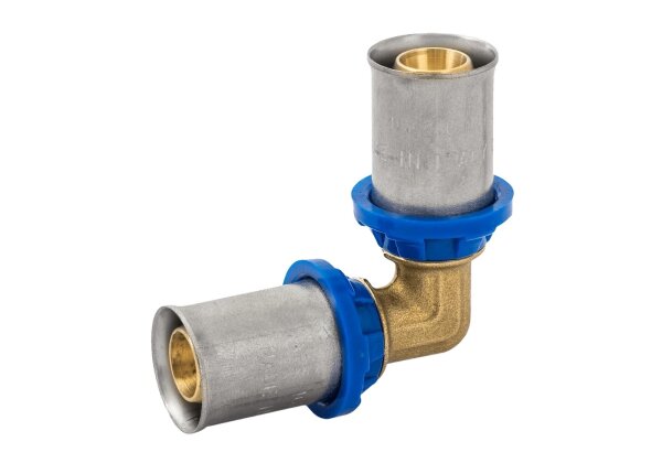 BV Press Winkel 90° blauer Ring 16x2 - 16x2