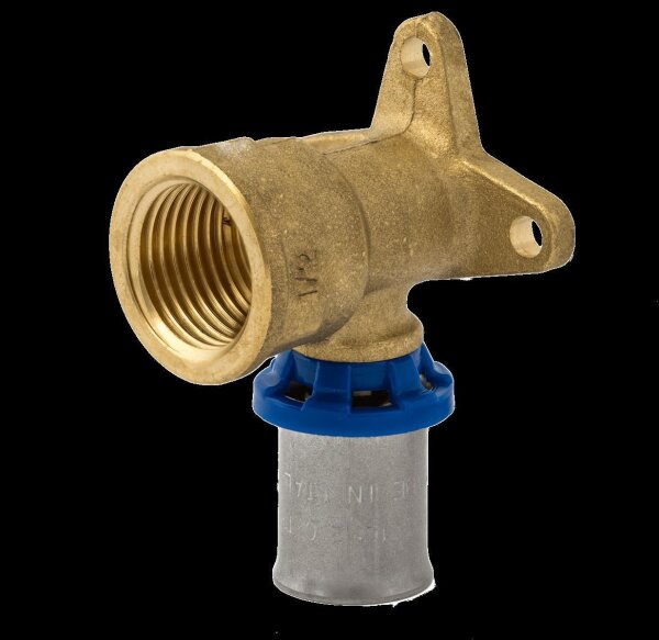 BV Press Wandwinkel kurz IG blauer Ring